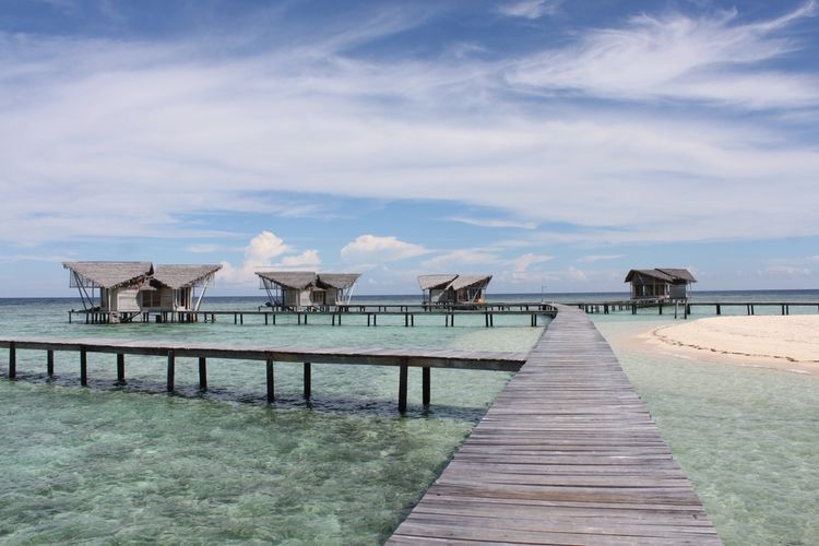 Pulo Cinta Eco Resort di Pulau Cinta, Teluk Tomini, Gorontalo