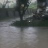Diguyur Hujan Berjam-jam, Sungai Pengkol Sempat Meluap ke Jalan Perumahan Dinar Indah Semarang