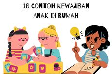 10 Contoh Kewajiban Anak di Rumah