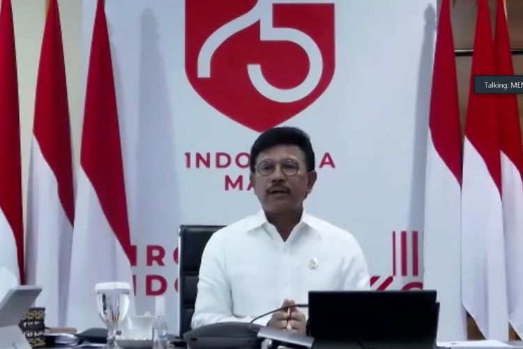 Menteri Komunikasi dan Informatika (Menkominfo) Johnny G. Plate memimpin Rapat Koordinasi dengan Dinas Komunikasi dan Informatika tingkat provinsi se-Indonesia dalam rangka Kampanye Protokol Kesehatan Pencegahan dan Penanganan Covid-19, Kamis (6/8/2020). 