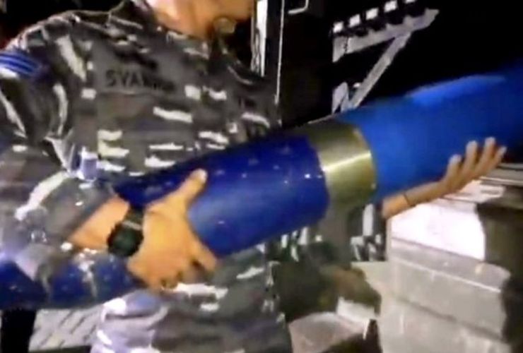 TNI AL Amankan dan Teliti Benda Diduga Rudal Temuan Nelayan Takalar di Perairan Tanakeke