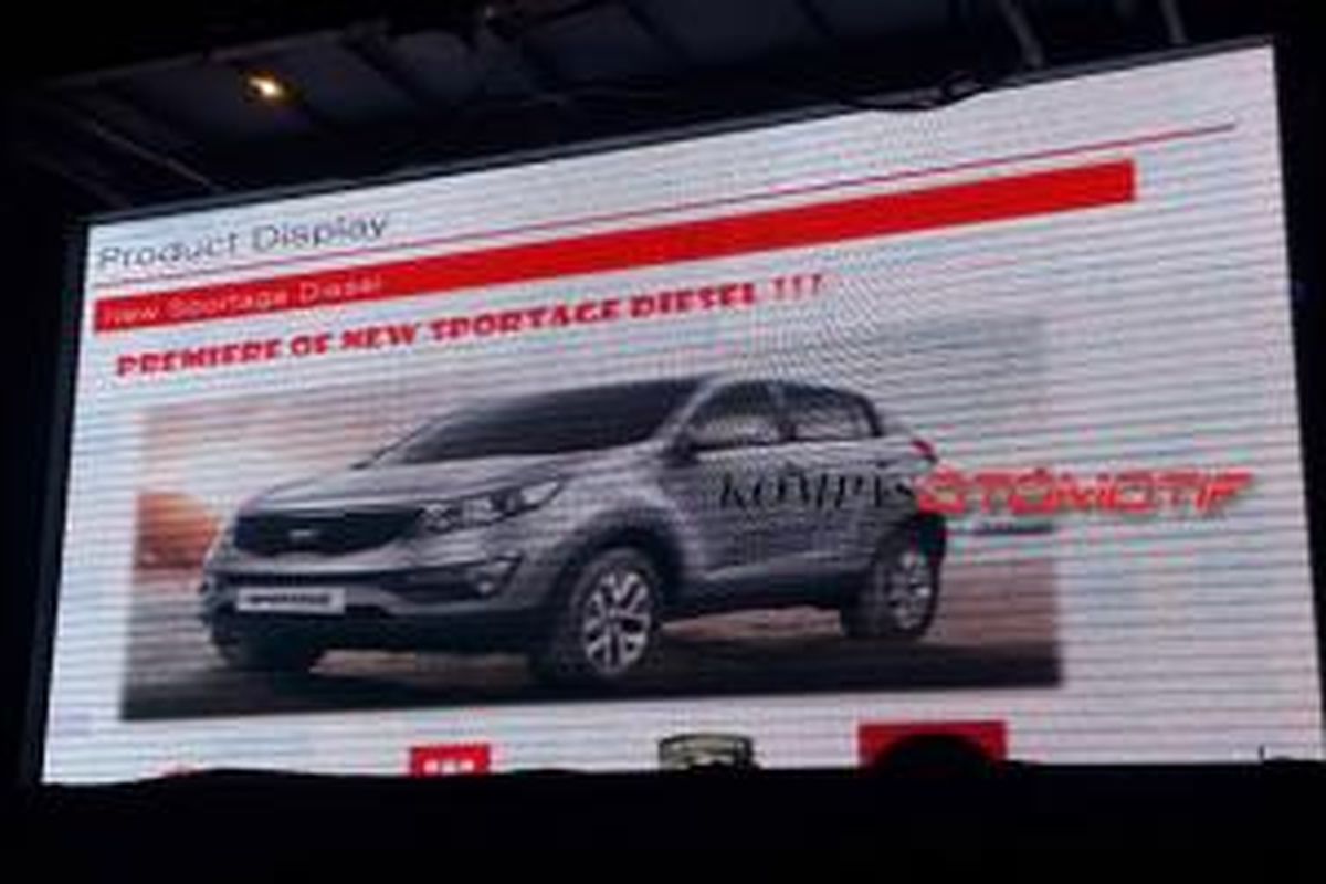 Kia Sportage diesel akan mendebut di IIMS 2015.