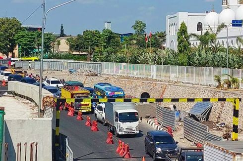 4 Titik Kemacetan di Kota Solo Imbas Penutupan Jalan Simpang 7 Joglo