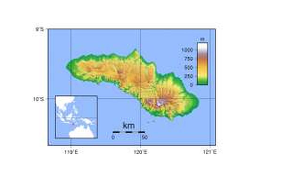 Peta Sumba, Nusa Tenggara Timur