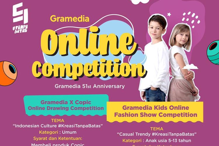 Gramedia Online Competition kembali digelar demi tingkatkan kreativitas masyarakat.
