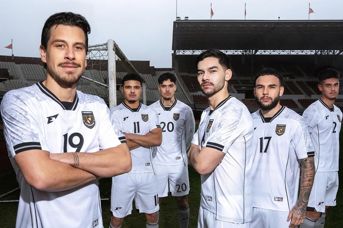 Harga jersey baru Timnas Indonesia.