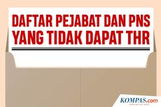 INFOGRAFIK: Daftar Pejabat dan PNS yang Tidak Dapat THR