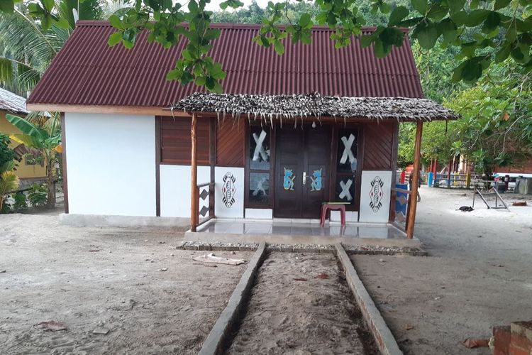 Pembangunan infrastruktur di KSPN Raja Ampat.