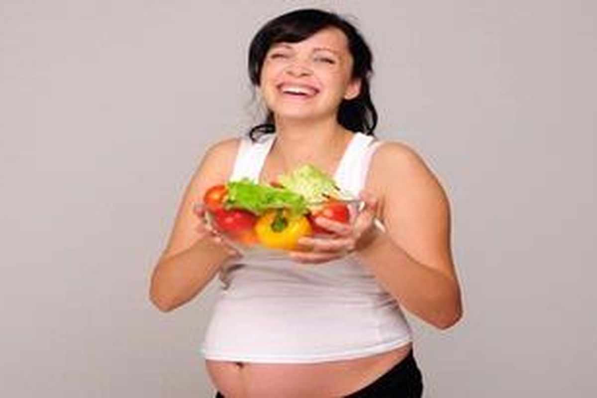 Perbanyak makan serat untuk pola makan bumil gemuk.