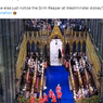 Warganet Sebut Ada Sosok Mirip Grim Reaper di Upacara Penobatan Raja Charles III, Westminster Abbey Buka Suara