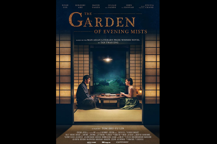 Angelica Lee Sin Je dan Hiroshi Abe dalam film drama The Garden of Evening Mists (2019).

