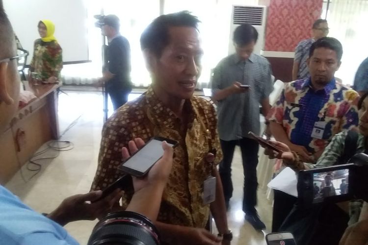 Kepala Badan Kepegawaian Daerah (BKD) Jateng Wisnu Zaroh saat ditemui awak media di kantor Gubernur Jawa Tengah