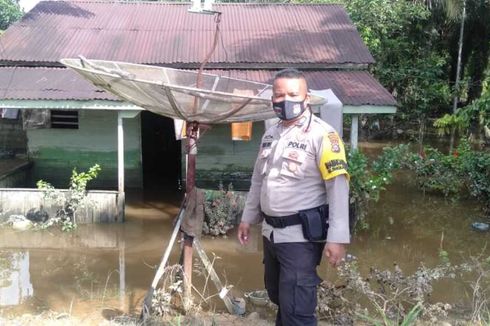 Banjir di Indragiri Hulu Berangsur Surut, Ketinggian Air Tersisa 10 Sentimeter