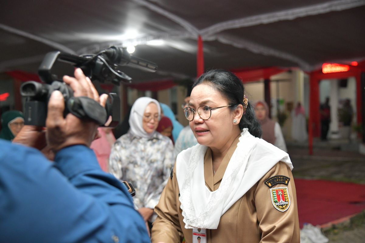 Wali Kota Semarang Agustina Wilujeng Pramestuti dalam acara di Gedung Moch Ichsan Balai Kota Semarang, Senin (10/3/2025).