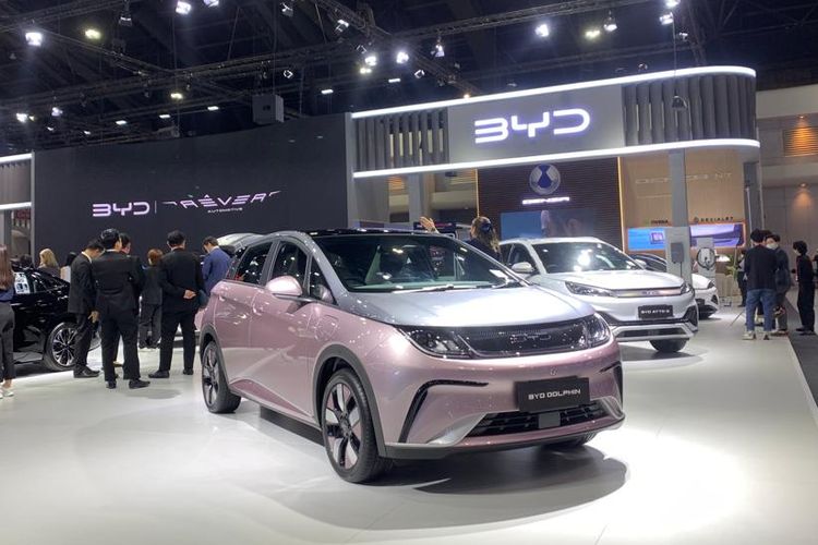 BYD jadi salah satu merek mobil listrik yang meramaikan Thailand International Motor Expo 2023