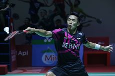 BERITA FOTO: Tundukkan Popov, Jonatan Christie Bertemu Ginting di Perempat Final Indonesia Open 2023