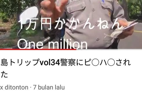 Video Viral Polisi di Bali Menilang Turis Jepang, Diduga Minta Rp 1 Juta 