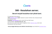 Canva Down dan Muncul Tulisan 'Kesalahan Server', Apa Penyebabnya?