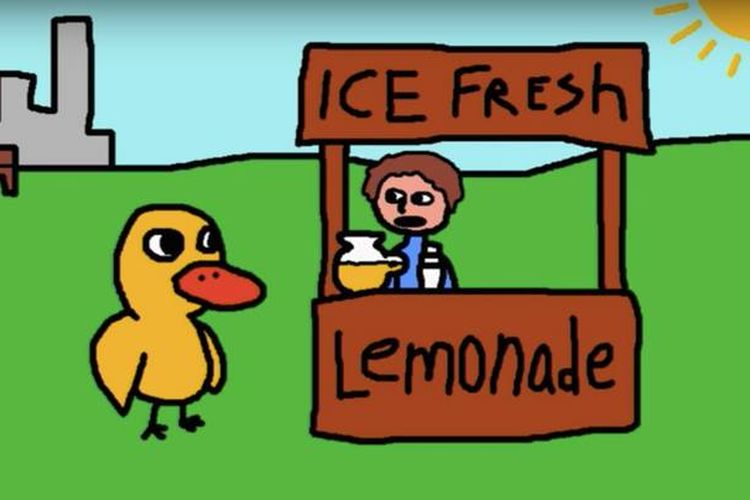 Video animasi The Duck Song yang viral pada 2009 silam