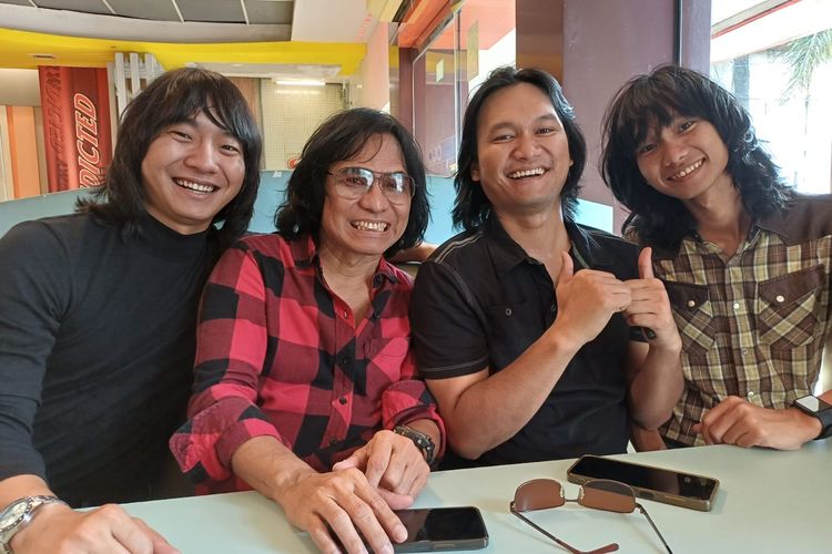 Band T’Koes saat ditemui di daerah Mampang, Jakarta Selatan, Minggu (1/10/2023). 