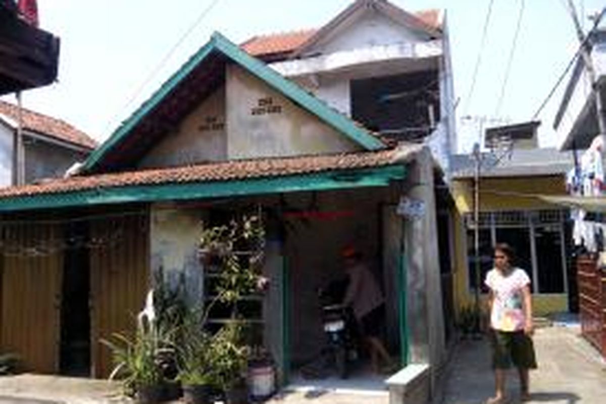 Rumah yang disewa oleh Mahasiswa STIP, Jalan Kebon Baru Gg R, Semper Barat, Cilincing, Jakarta Utara.