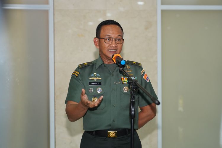 Kepala Dinas Penerangan Angkatan Darat (Kadispenad) Brigjen TNI Wahyu Yudhayana.
