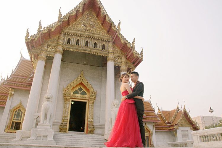 Foto prewedding di Thailand