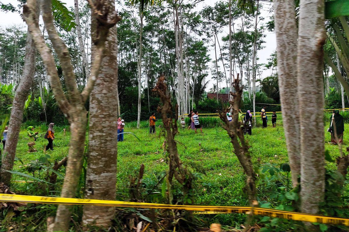 Lokasi ditemukannya jasad bocah 7 tahun di Kecamatan Kalibaru, Kabupaten Banyuwangi yang diduga dibunuh dan diperkosa