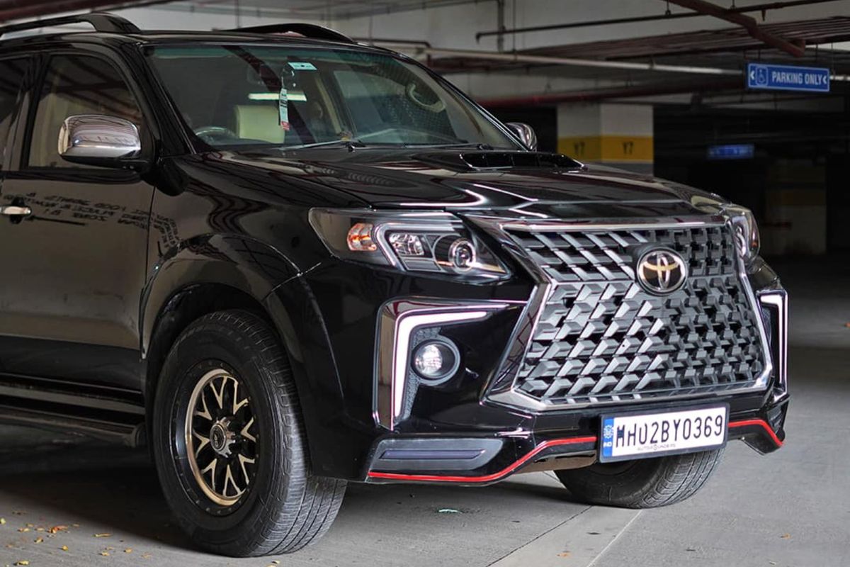 Modifikasi Toyota Fortuner bertampang Lexus