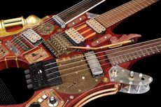 Lihat, Gitar Triple Neck Bergaya Steampunk Kolaborasi Ibanez dan Steve Vai