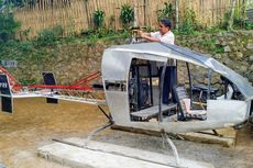 Diberi Nama Gardes JN 77 GM,  Helikopter Buatan Buruh Bengkel Ini Siap Uji Terbang Tahun Depan