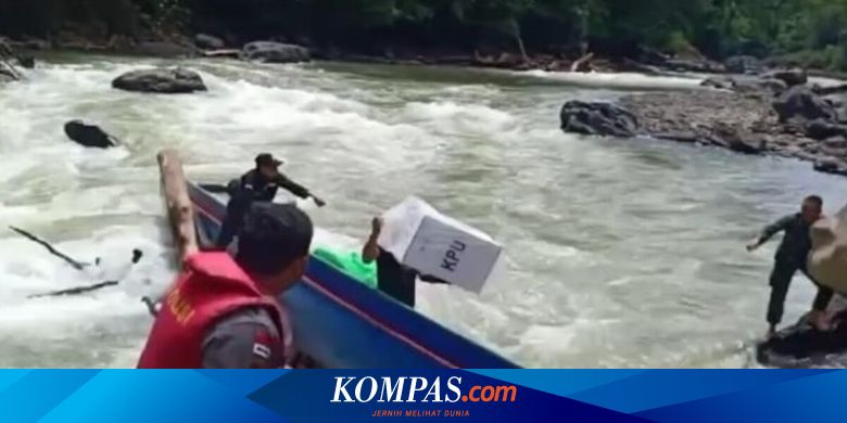 Perahu Pembawa Kotak Suara Pilkada Kapuas Hulu Karam karena Tabrak Batu - Vimarsana News