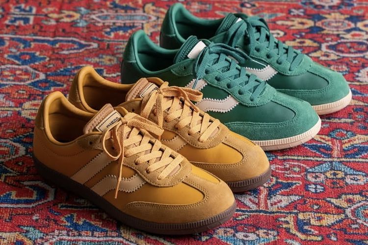 Ilustrasi sneakers dari merek sepatu Piero.