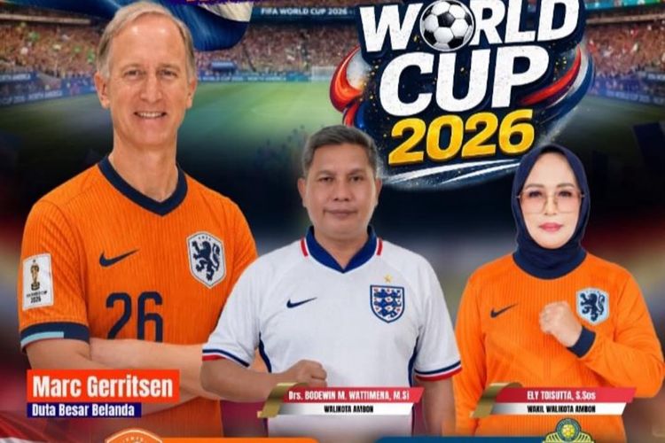 Dubes Belanda Akan Nobar dengan Ribuan Fans Fanatik De Oranje di Ambon