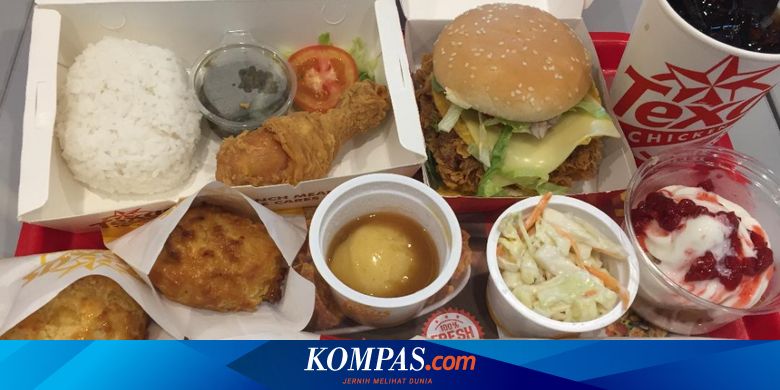 18 Menu Baru Texas Chicken Dari Roti Goreng Sampai Ayam Sambal Hijau Halaman All Kompas Com