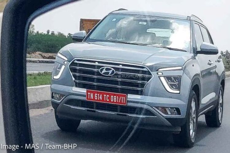 Diduga mobil listrik Hyundai Creta EV tertangkap kamera sedang melaju di jalan raya di India