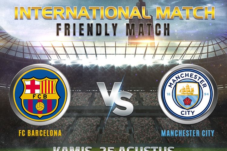 Laga persahabatan Barcelona vs Man City pada Kamis (25/8/2022) dini hari WIB akan tayang langsung di KOMPAS TV.