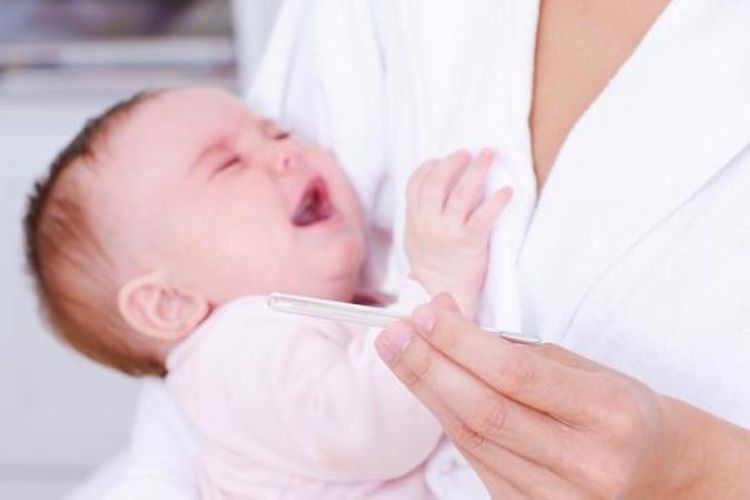 Ilustrasi bayi menangis, penyebab bayi rewel