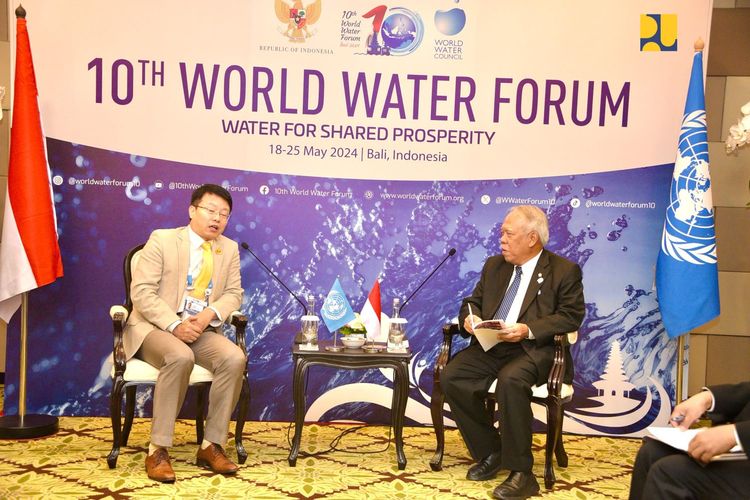Pertemuan Bilateral World Water Forum di Bali, Kementerian PUPR dan FAO Bahas Kolaborasi Tata Kelola Air dan Pertanian
