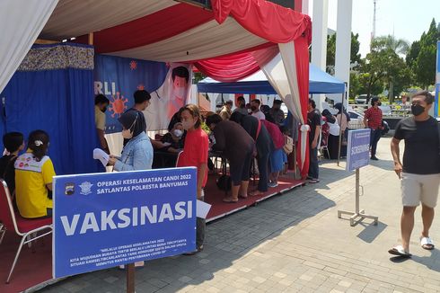 Agar Bisa Mudik, Warga Ramai-ramai Datangi Gerai Vaksinasi di Purwokerto