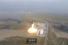 Roket Canggih Starship Milik SpaceX Meledak saat Peluncuran Uji Coba