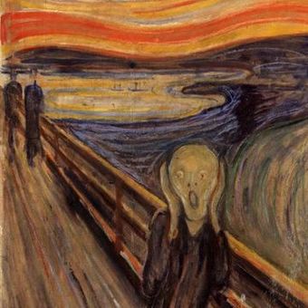 The Scream, lukisan Edvard Munch yang disimpan di Museum Nasional Oslo, Norwegia