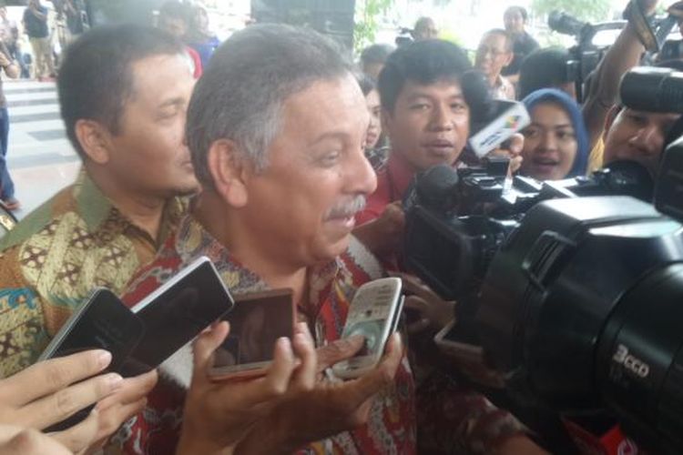 Direktur Utama PT PLN Persero Sofyan Basir di Gedung KPK Jakarta, Kamis (26/1/2017).