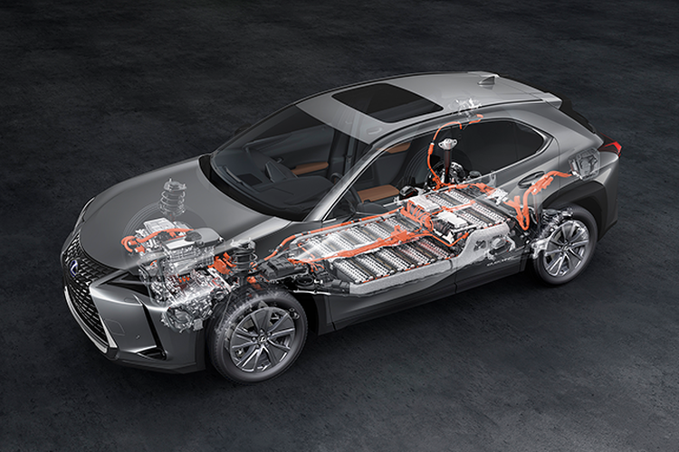 Menggunakan baterai jenis lithium-ion, Lexus UX 300e memiliki motor listrik berkapasitas 54,3 kilowatt per jam (kWh) yang dapat menghasilkan 201 horsepower dan torsi 300 Newton meter (Nm).