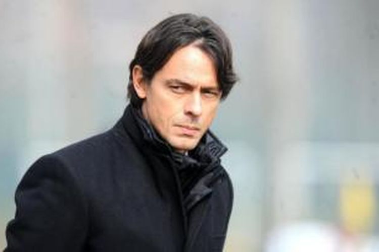 Pelatih AC Milan, Filippo Inzaghi.