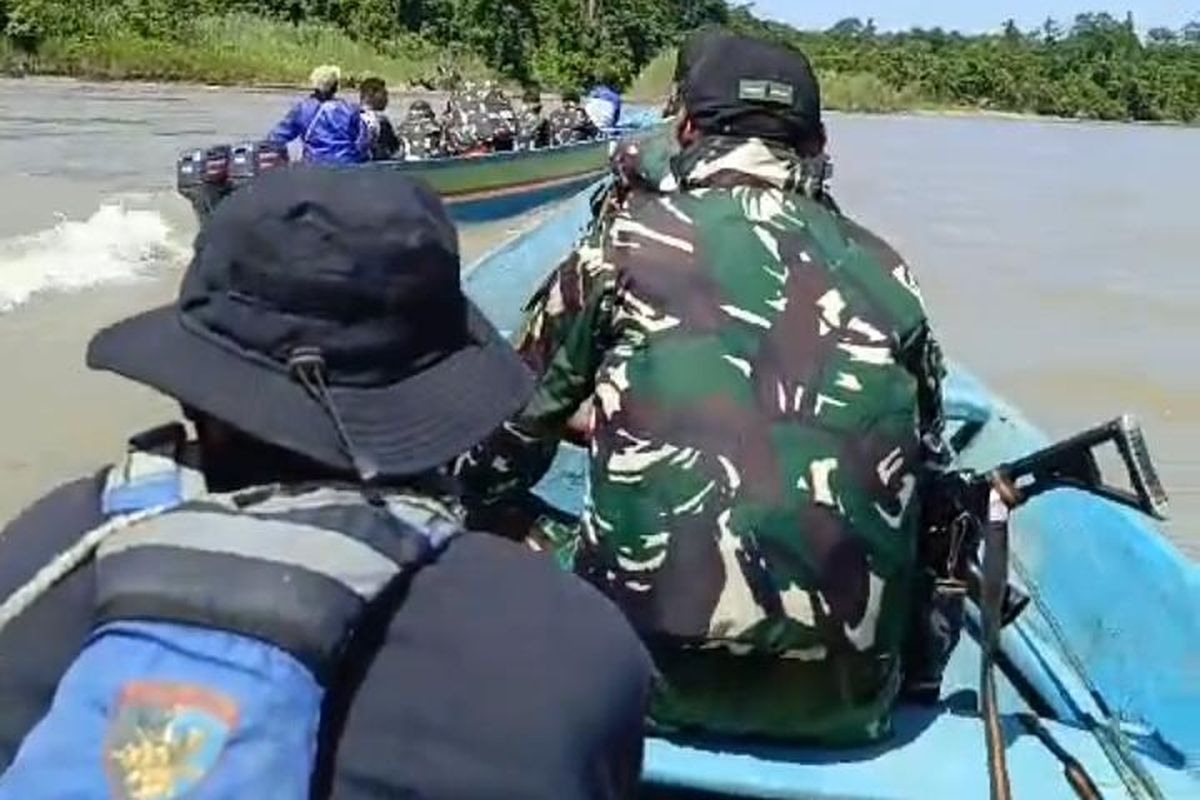 Kasat Reskrim Teluk Bintuni Tergelincir di Sungai yang Terdapat Habitat Buaya