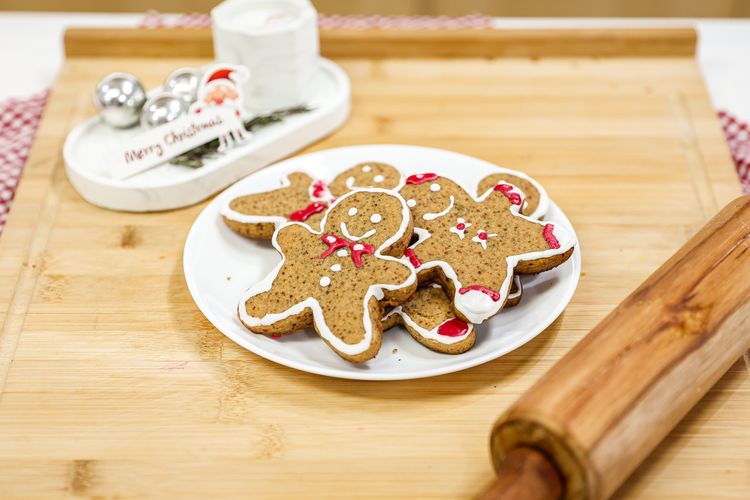 Gingerbread cookies ala Foodplace untuk sajian atau hamper Natal.