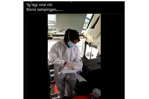 Soal Wanita Ber-APD Bagikan Surat Hasil Swab di Bus, Klinik Sebut untuk Penumpang yang Sudah Tes Antigen