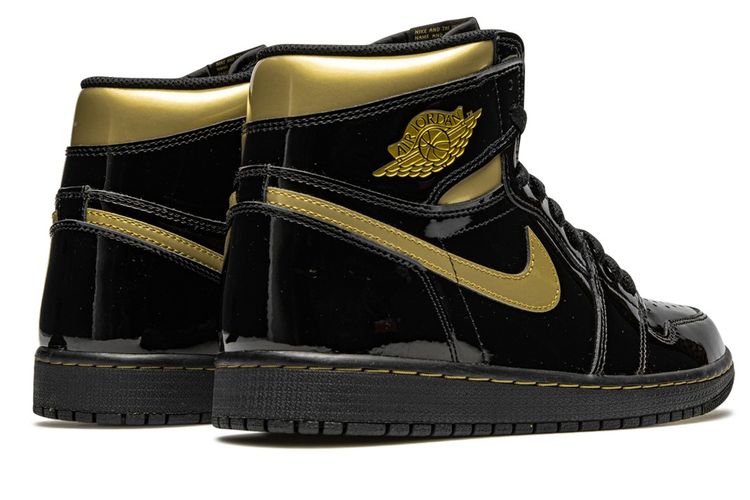 Air Jordan 1 Black Metallic Gold