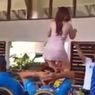 Viral Video Biduan Seksi Nyanyi di Atas Meja di Rangkaian Acara HUT ke-65 Riau
